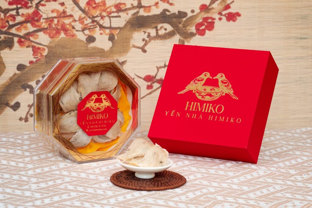 Yến Thô Himiko nguyên tổ trong hộp quà đỏ